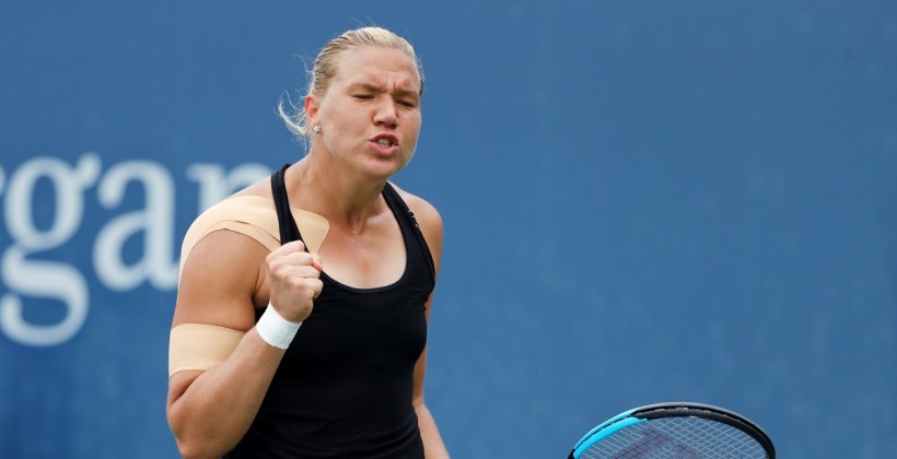 US Open. Канепи и Вандевеге добыли путевки в четвертьфинал - US Open