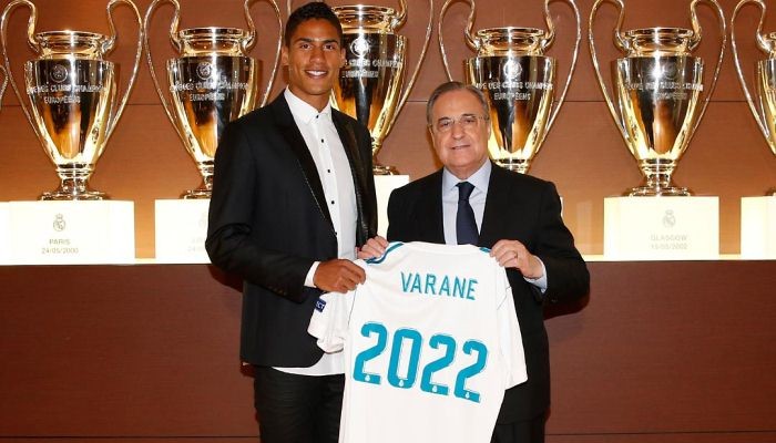 Реал продлил контракт с Вараном до 2022 года - Чемпионат Испании