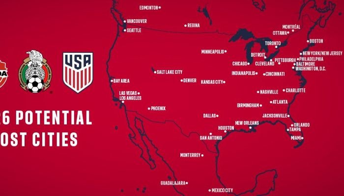 25 городов США претендуют на проведение поединков ЧМ-2026 - Чемпионат мира-2018
