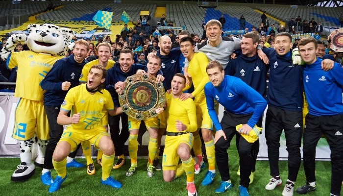 Астана в четвертый раз подряд стала чемпионом Казахстана - Футбол
