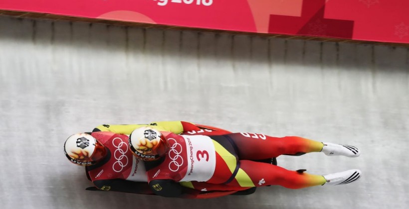 Саночники Вендль и Арльт - олимпийские чемпионы в паре - Санный спорт