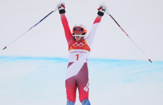 Гизин — олимпийская чемпионка в комбинации