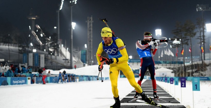 Швеция - олимпийские чемпионы в мужской эстафете, Украина - 9-я - Биатлон на олимпиаде 2018