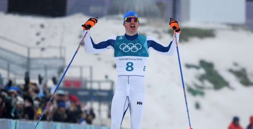Нисканен - олимпийский чемпион в марафоне - Лыжные гонки