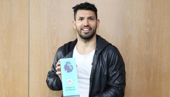 Агуэро назван лучшим игроком АПЛ в январе - Чемпионат Англии