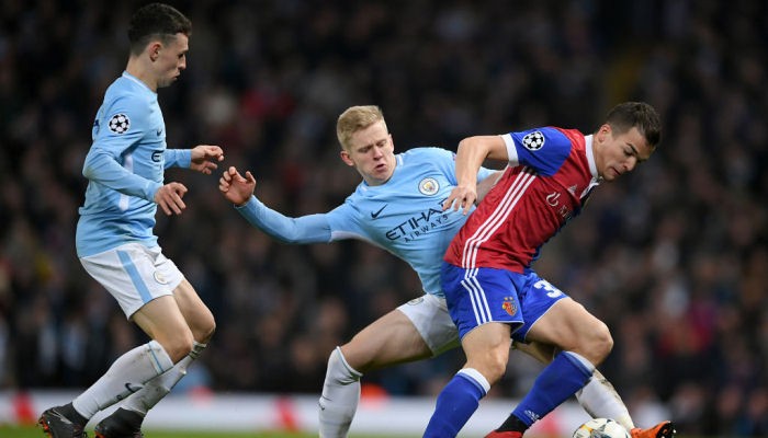 Зинченко получил худшую оценку в матче Ман Сити - Базель от WhoScored - Лига чемпионов