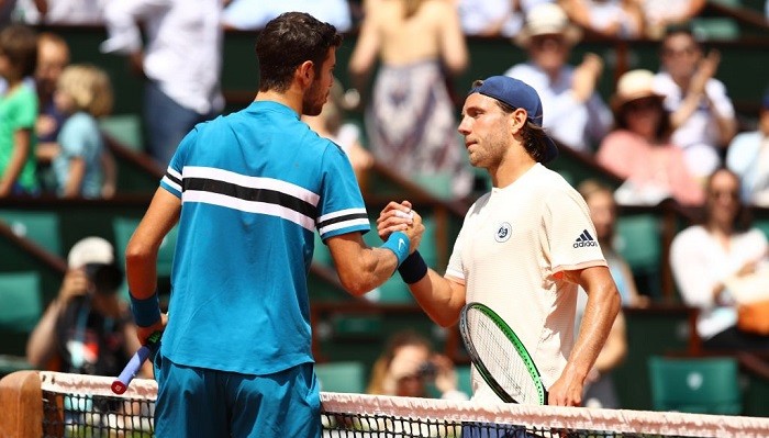 Ролан Гаррос (ATP). Победы Чилича и Дель Потро, вылет Монфиса - Ролан Гаррос
