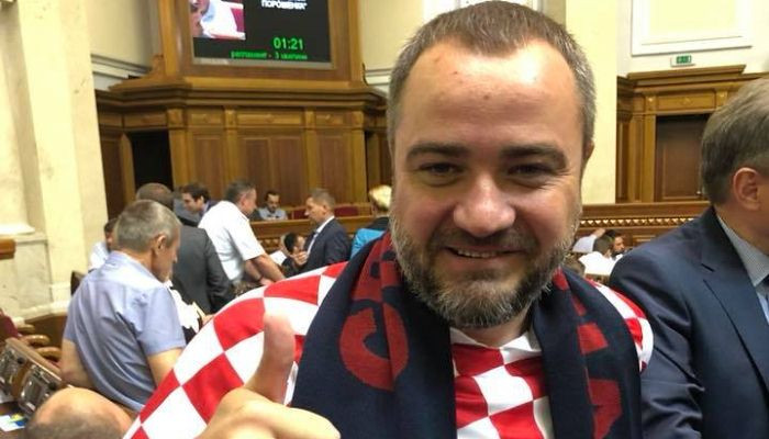 Павелко пришел в Раду в футболке Хорватии и пообещал компенсировать штраф Вукоевичу - Чемпионат мира-2018