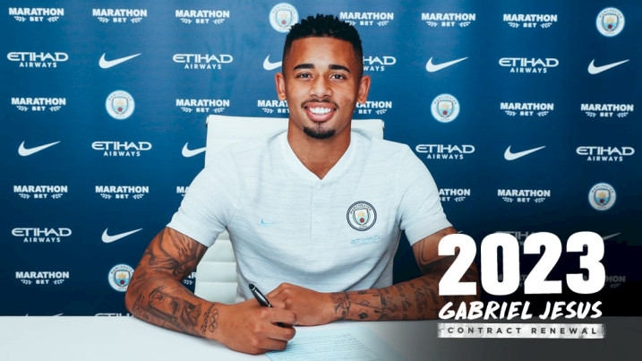 Ман Сити продлил контракт с Габриэлом Жезусом - Чемпионат Англии