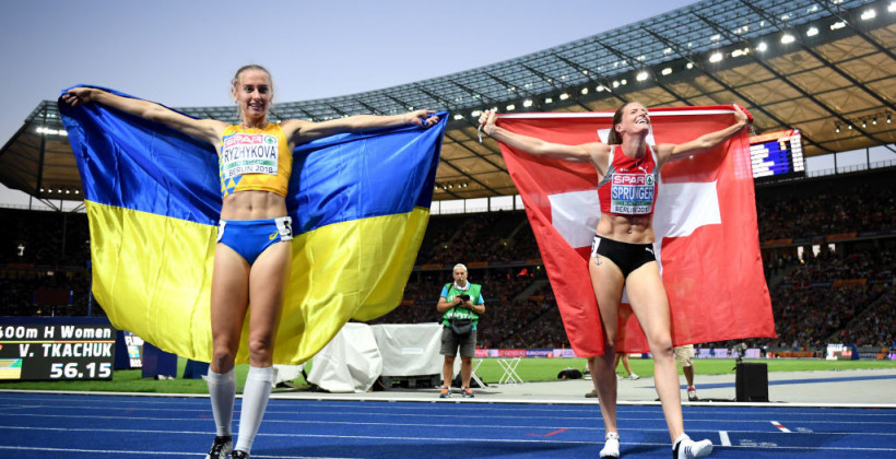 Українка Рижикова - срібна призерка Євро на 400 м з бар'єрами - Легкая атлетика
