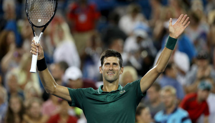 Джокович принял ледяную ванну во время матча против Фучовича - US Open