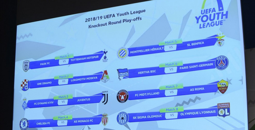 Состоялась жеребьевка стыковых матчей Юношеской Лиги чемпионов - Футбол