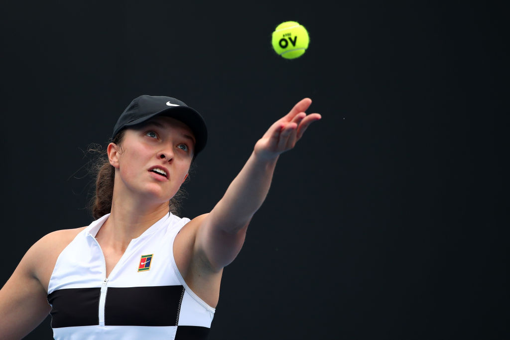 Швентек польша теннис Australian Open