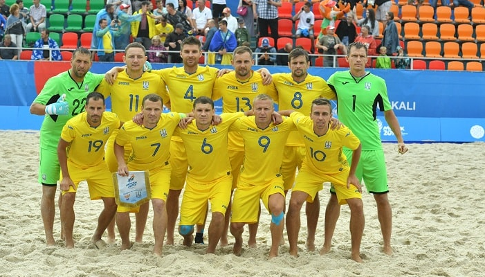 Сборная Украины по пляжному футболу получила соперников на Всемирных играх-2019