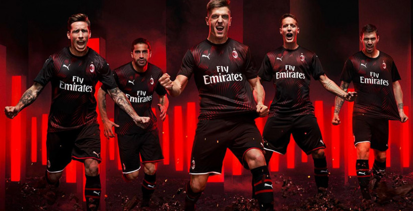 Новости футбола - Милан и Puma представили третью форму на сезон 2019/20