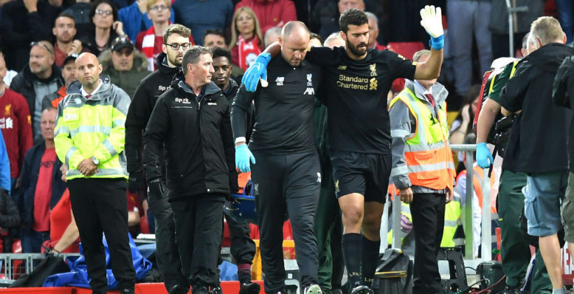 Алиссон повредил икроножную мышцу и не сыграет за Суперкубок Европы с Челси - Чемпионат Англии