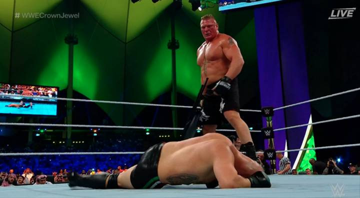 Веласкес проиграл Леснару первый бой в WWE - Бокс
