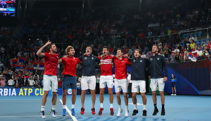 Новости тенниса: Сербия с Джоковичем выиграла дебютный розыгрыш ATP Cup, обыграв в финале Испанию Надаля
