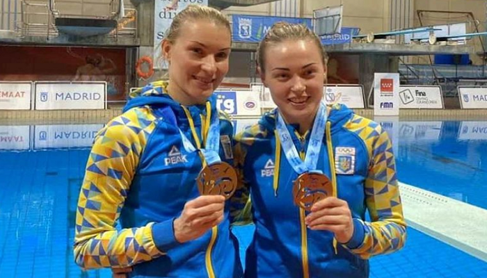Прыгуньи в воду Федорова и Шелестюк выиграли бронзу на Гран-при FINA в Мадриде - Прыжки в воду