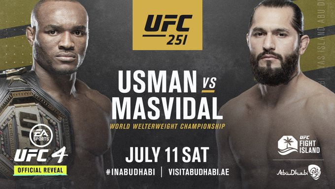 UFC подтвердил проведение боя Масвидаль - Усман 11 июля - MMA