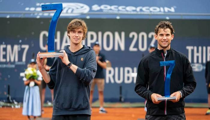 Рублев обыграл Тима в финале выставочного турнира в Кицбюэле - ATP
