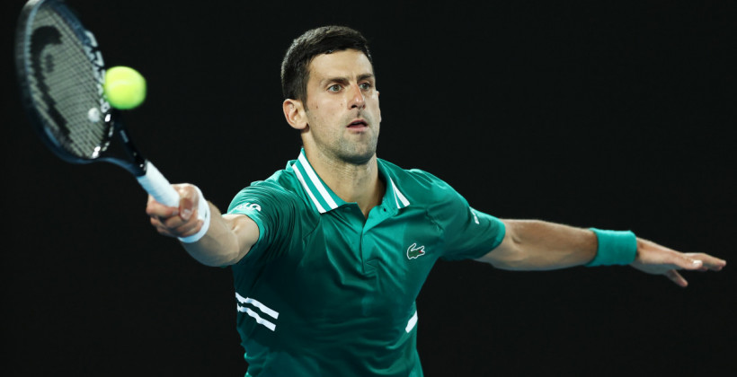 Джокович одержал волевую победу над Зверевым и вышел в полуфинал Australian Open - Australian Open