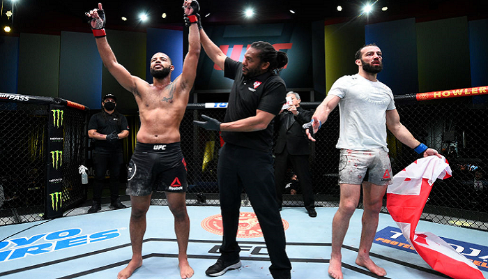 Долідзе програв Джайлсу на UFC Vegas 22 і зазнав першої поразки в кар'єрі - MMA