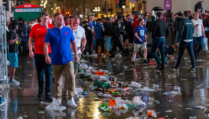 Поліція Лондона заарештувала 49 осіб в день фіналу Євро-2020 - Євро-2020