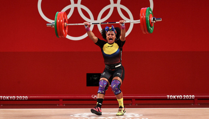 Баррера виграла золото Олімпіади у важкій атлетиці у вазі до 76 кг - Олімпіада-2020