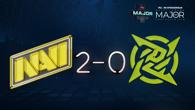 NAVI вийшли у плей-офф PGL Major Stockholm 2021. Новини кіберспорту