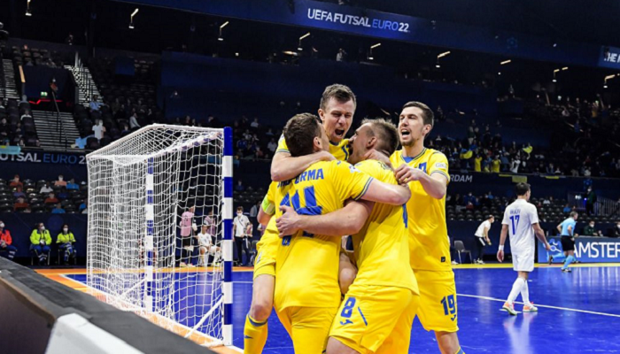 Украина - Россия, 1/2 финала Евро-2022 футзал онлайн