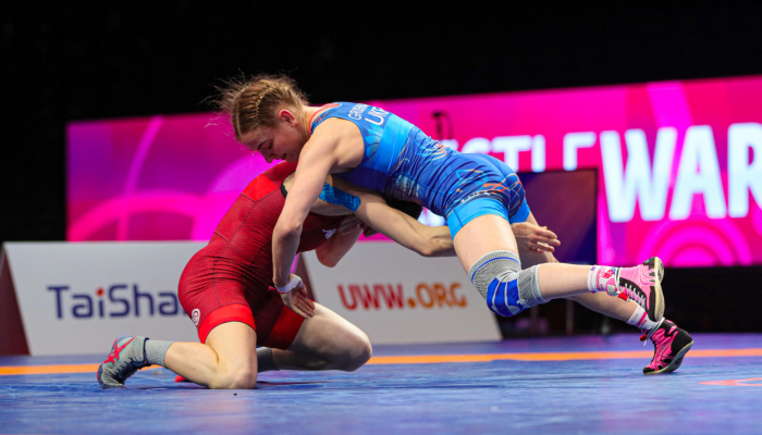 Українки Грушина-Акобія і Ріжко виграли золоті медалі чемпіонату Європи з боротьби - Боротьба