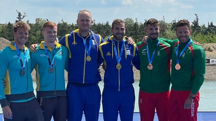 Украинские байдарочники Кухарик и Трунов выиграли золото на этапе Кубка мира в Чехии - Гребля