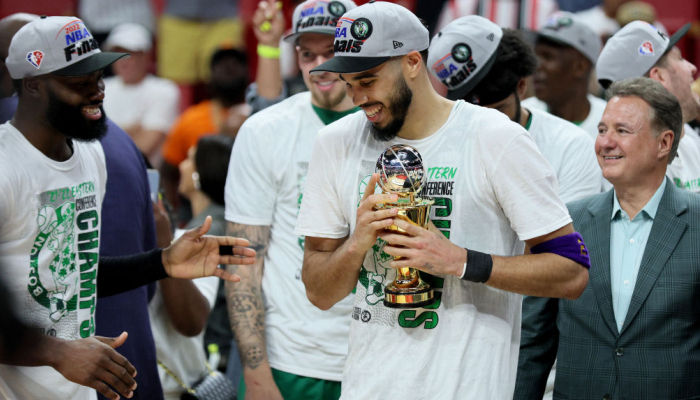 Тэйтум стал первым обладателем награды MVP финала Восточной конференции НБА - НБА