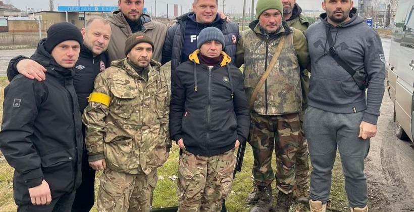 Бущан и Михалик посетили бойцов на передовой - Другая сторона