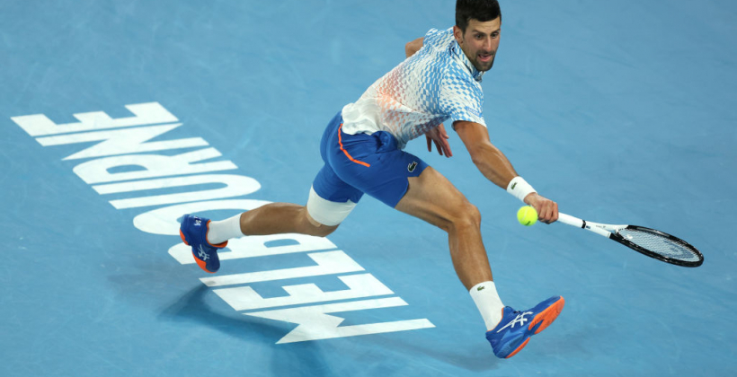 На матче Australian Open-2023 Джокович – Рублев один из болельщиков был в футболке с символом Z - Australian Open