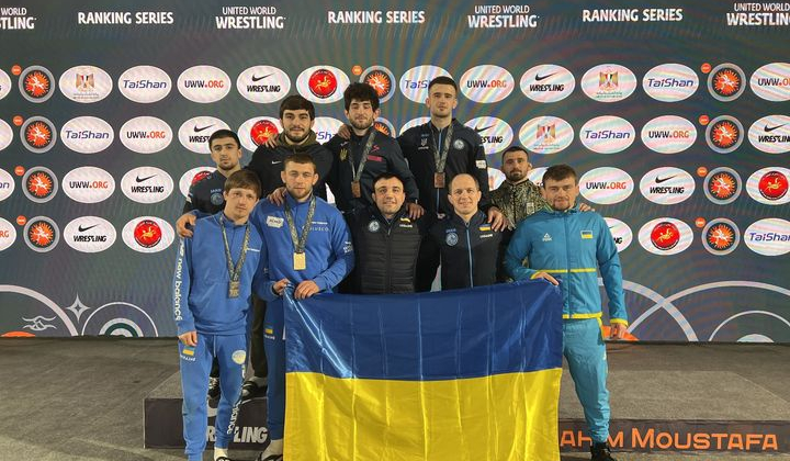 Збірна України з вільної боротьби виборола п'ять нагород на турнірі в Александрії - Боротьба