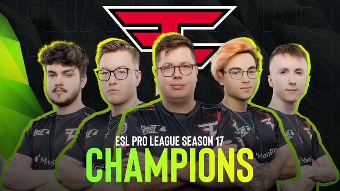 FaZe Clan - чемпіони ESL Pro League Season 17 з CS:GO - Кіберспорт