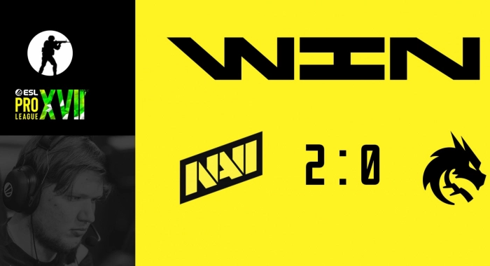 NAVI вышли в плей-офф ESL Pro League Season 17 - Киберспорт