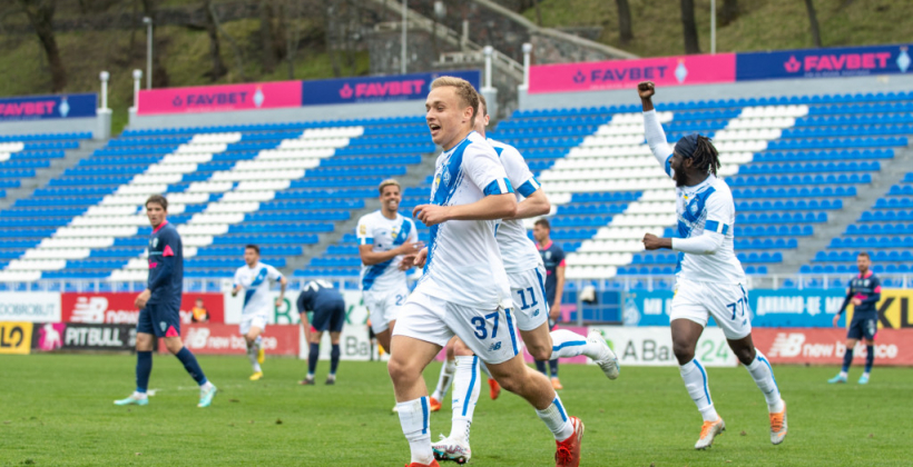 Динамо - Минай 2:0 обзор матча, видео голов за 8 апреля