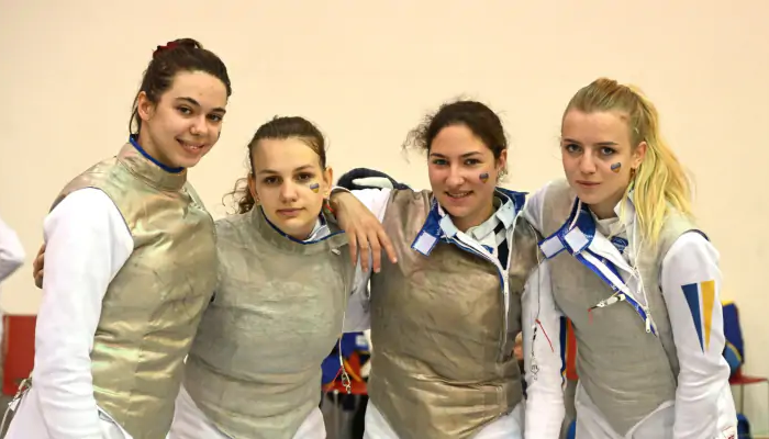 Жіноча збірна України з фехтування на рапірах виграла срібло чемпіонату Європи U-23 - Фехтування