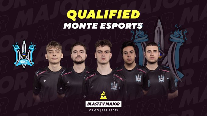 Monte перемогли NAVI і вийшли у плей-офф BLAST.tv Paris Major 2023 - Кіберспорт