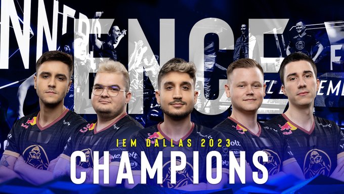 ENCE - чемпионы IEM Dallas 2023 - Киберспорт