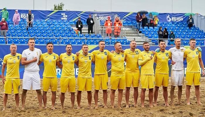 Чоловіча збірна України з пляжного футболу поступилася Швейцарії на Європейських іграх-2023 - Пляжний футбол