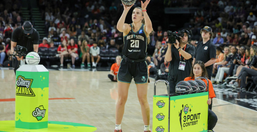 Баскетболистка Нью-Йорк Либерти Ионеску побила рекорд НБА и WNBA в соревновании трехочковых бросков (видео) - НБА