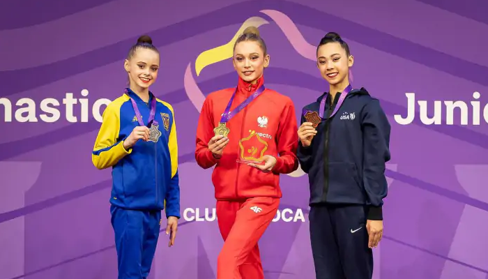 Українська гімнастка Онофрійчук виграла срібло юніорського ЧС у вправах із булавами (відео) - Гімнастика