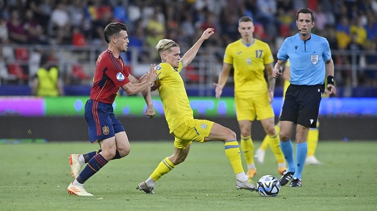 Испания U-21 - Украина U-21 5:1 обзор матча, видео голов за 5 июля