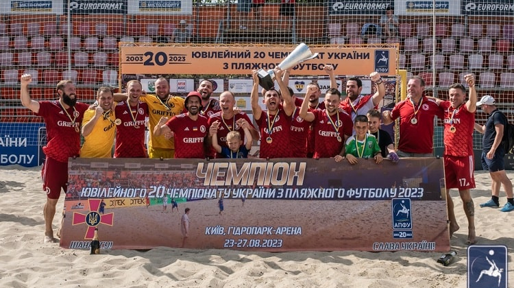 Гріффін став чемпіоном України з пляжного футболу - Пляжний футбол