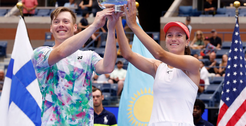 Хелиоваара и Данилина стали победителями US Open-2023 в смешанном парном разряде - US Open