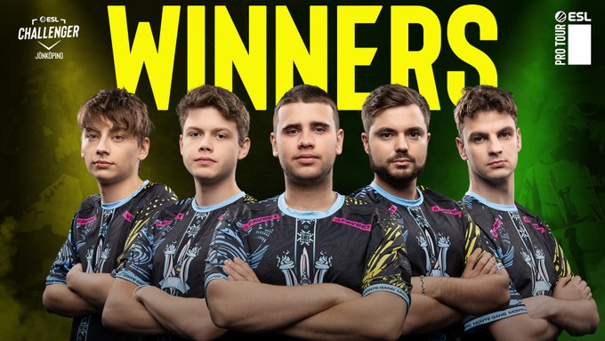 Українська команда Monte стала переможцем ESL Challenger Jönköping - Кіберспорт